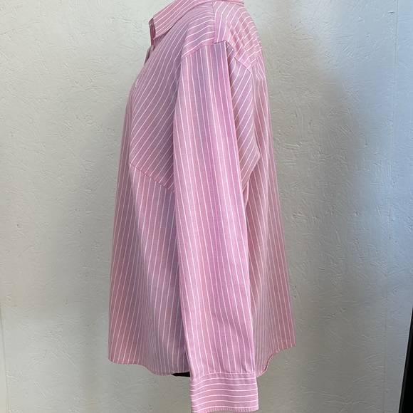 Lauren by Ralph Lauren Oxford Cloth Stripe Shirt - Picture 3 of 7